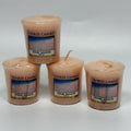 Set 4 Yankee Candle PINK SANDS Scented Votive Candles Discontinued