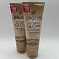 2 Jergens Natural Glow Daily Moisturizer Fair to Medium Skin Tones Tanner 8 oz
