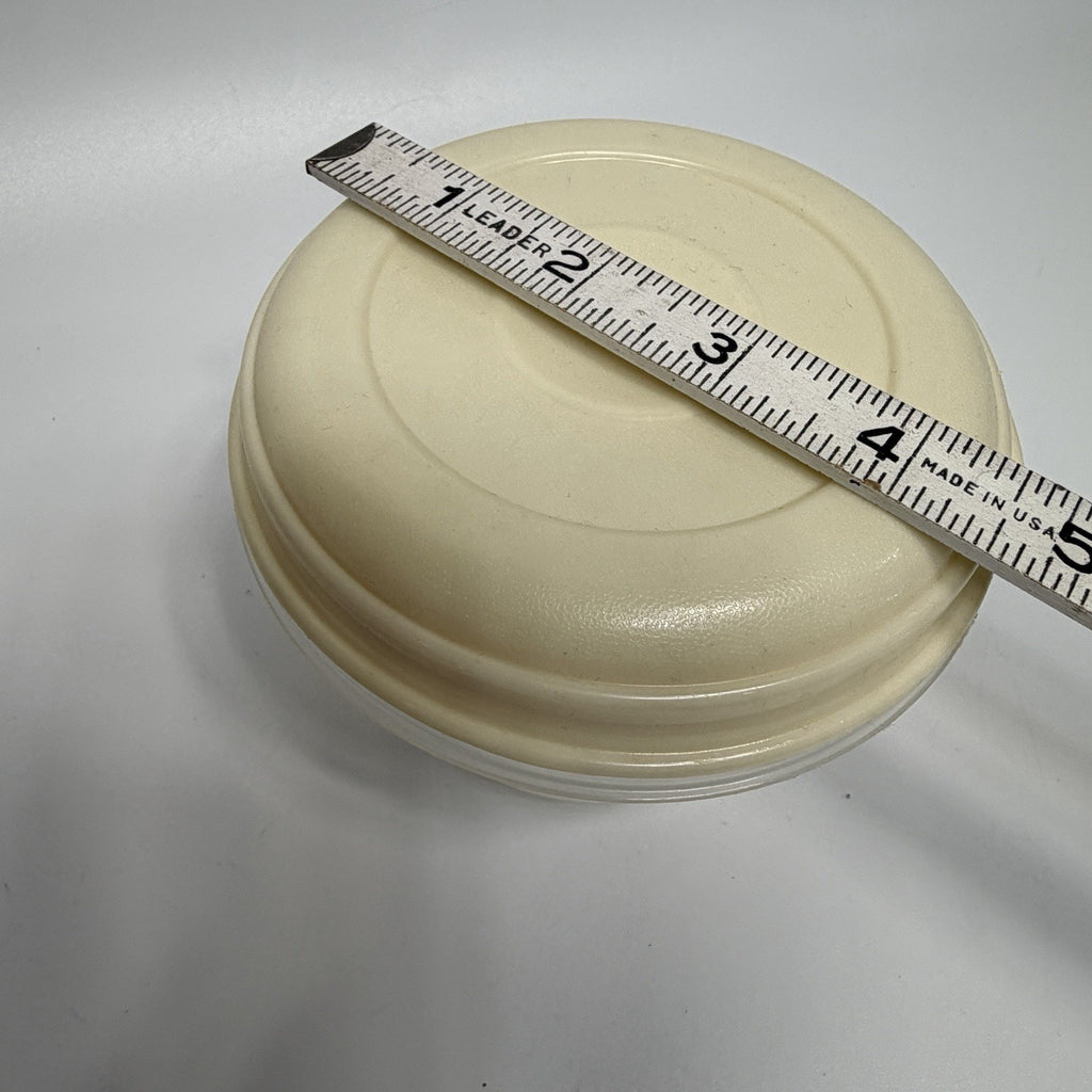 Vintage Rubbermaid Servin' Saver #1 Round 2 Cups Container 0026 Almond Lid