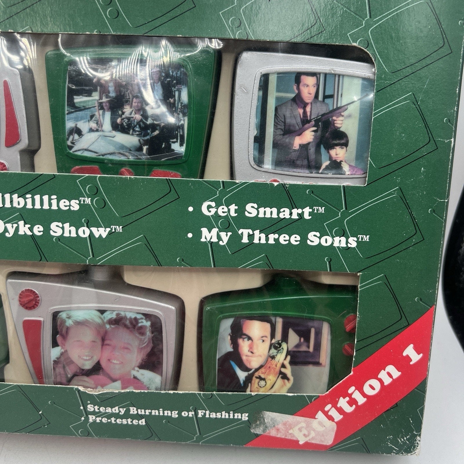 Vintage Sammax 10 String Light COVERS ONLY Retro Tv Classic Comedies 1997