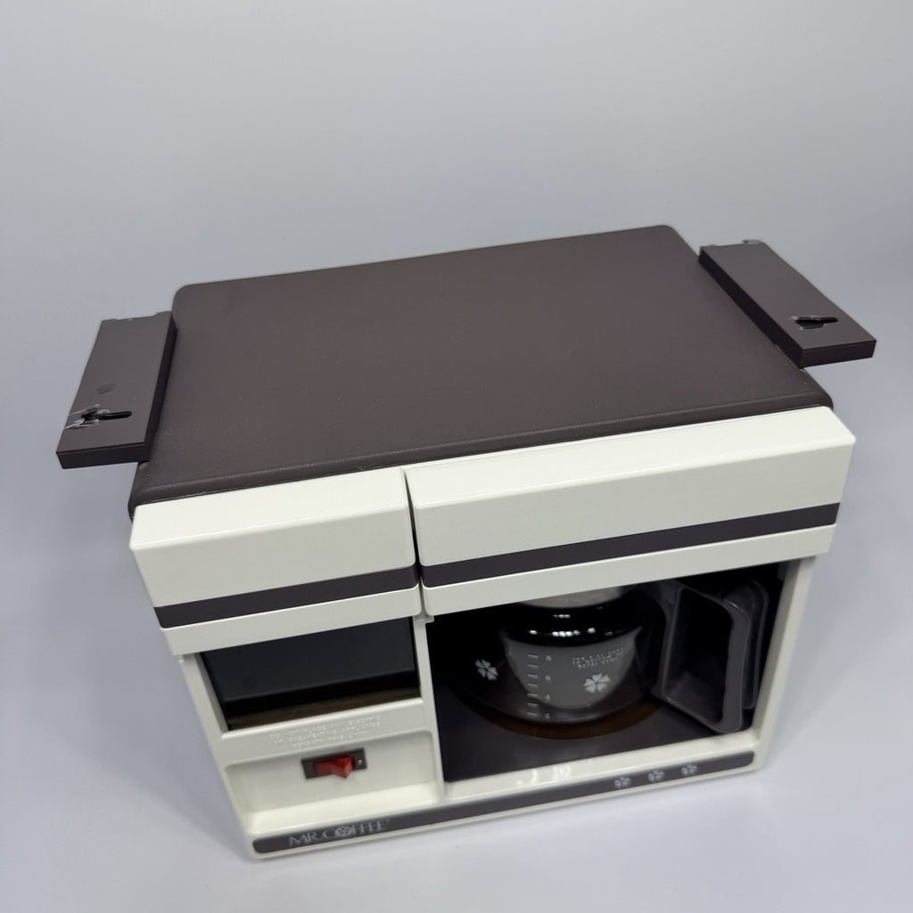 Vtg Mr Coffee Under The Cabinet 10 Cup Coffee Maker UTC-100 Space Saver Brown