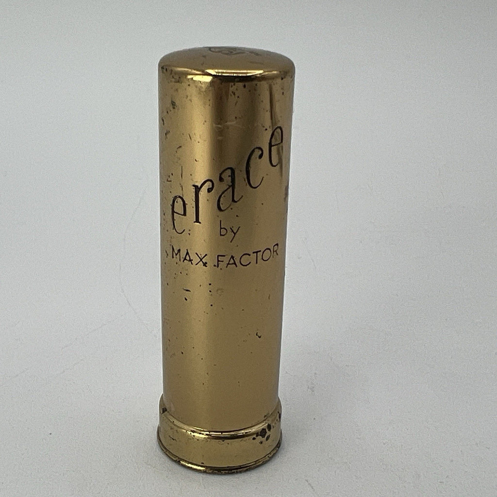 Vintage Max Factor Erace NATURAL Cover Up Concealer Gold Brass Tube NOS