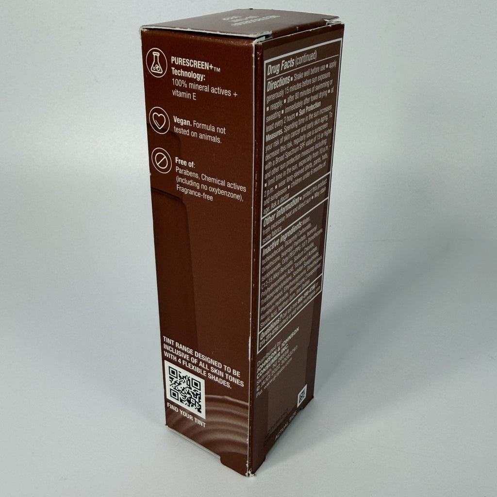 Neutrogena Mineral UV Tint Face Liquid SPF30 DEEP 1.1 fl oz EX 02/2026