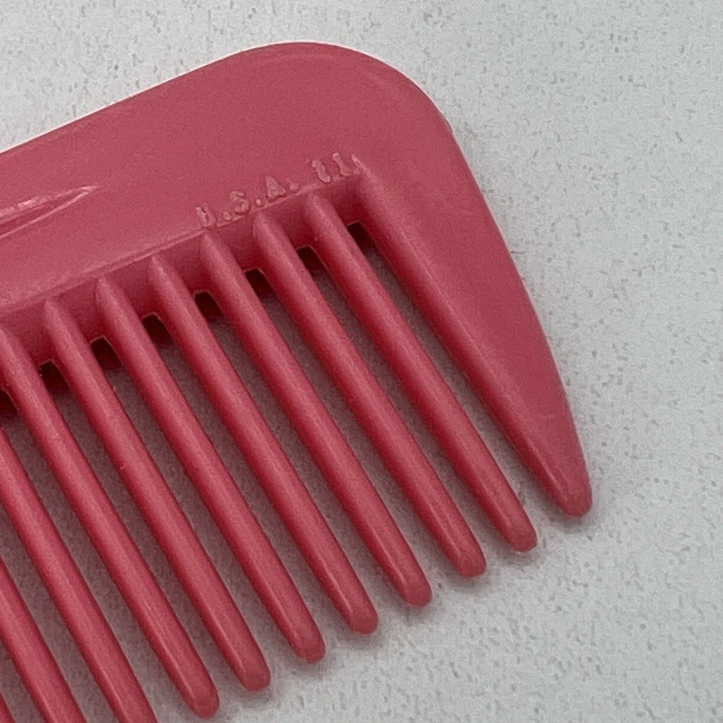 Vintage Goody USA Pink Plastic Comb 7" Hair Tool Retro Style Bubblegum 80s 90s