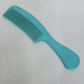 Vintage Goody Turquoise 6.5" Plastic Pocket Hair Comb USA Unbreakable