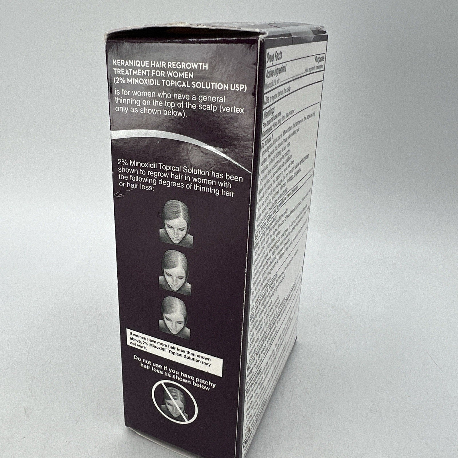NEW Keranique Hair Regrowth Treatment 2% Minoxidil One Month Supply EXP 3/2024