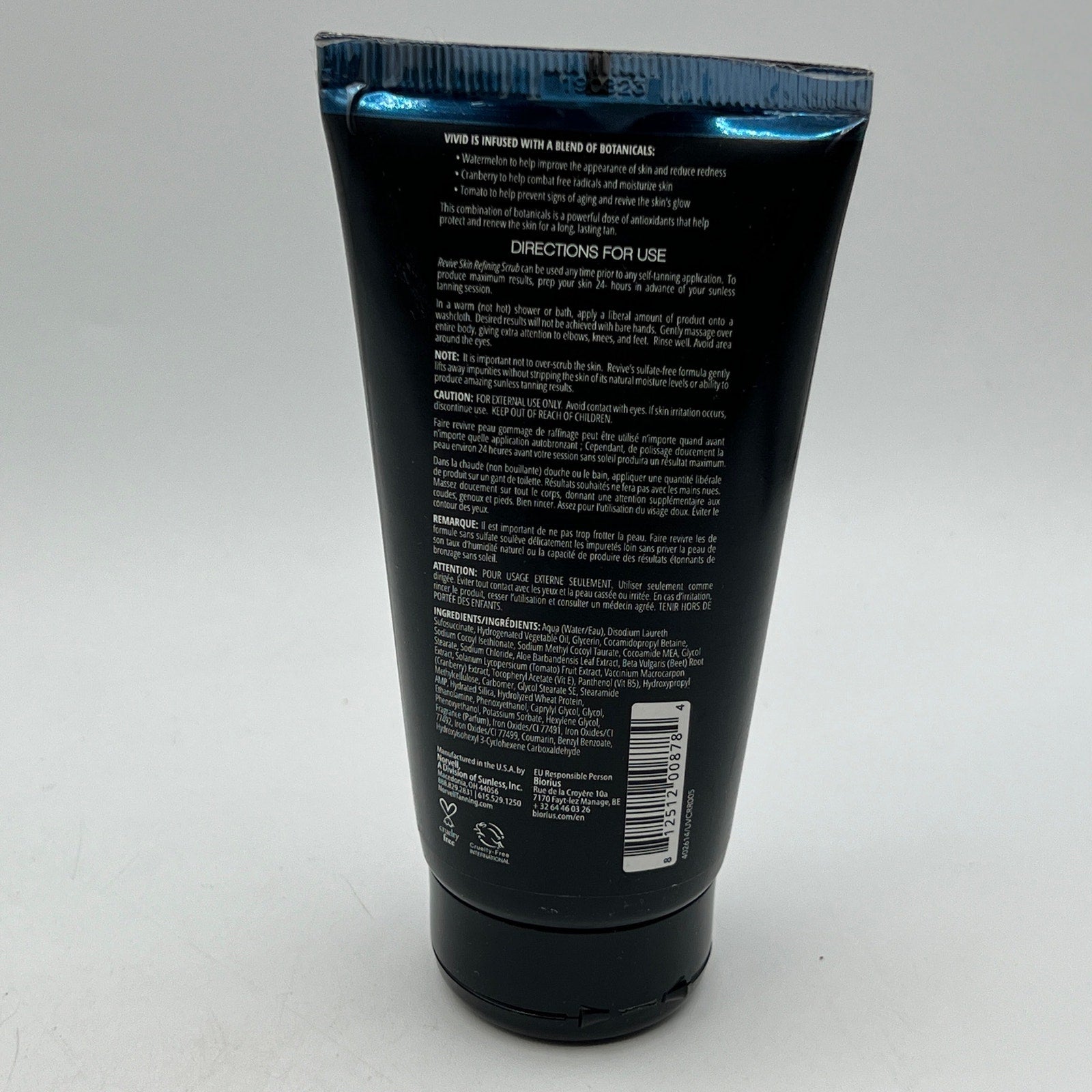 Norvell Vivid Revive Skin Exfoliating Scrub 5 oz