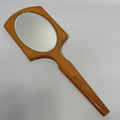 Butterscotch Bakelite Beveled Glass Handheld Vanity Mirror Elizabeth Arden 12"
