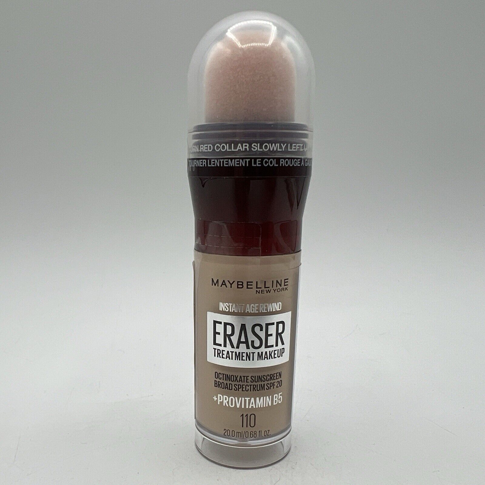 Maybelline Instant Age Rewind Instant Eraser 110 FAIR Foundation 0.68 fl oz