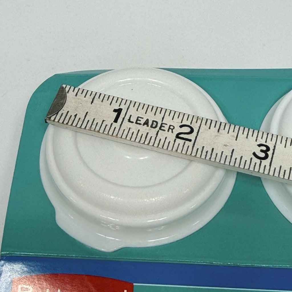 2 Vintage Rubbermaid Small Servin Saver Storage Containers 1/2 Cup #0 Almond NEW