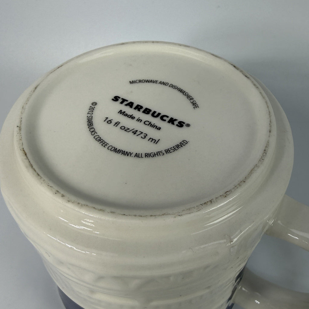 Starbucks Coffee SHANGHAI 16oz Mug 2015 Collectors Series China Koi 3D Relief