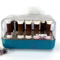 Vtg Clairol Kindness FT-19 Velvet Flocked Velvet Hot Rollers Curlers WORKS AS-IS