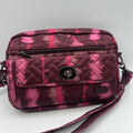 Pink Magenta Lug SWITCH Mini Crossbody Belt Bag Wristlet 6x9 Purse Tie Dye