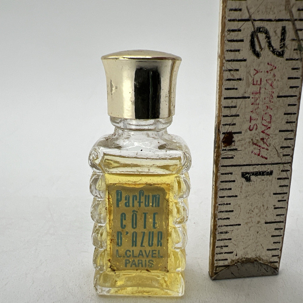 Vintage Cote D'Azur Parfum Micro Mini Splash 25 fl oz. France Clavel