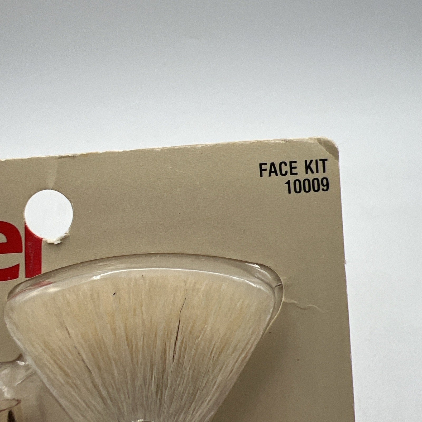 Vintage Cover Girl Makeup Mates Just Basics Face Kit Brushes 10009 Red NEW