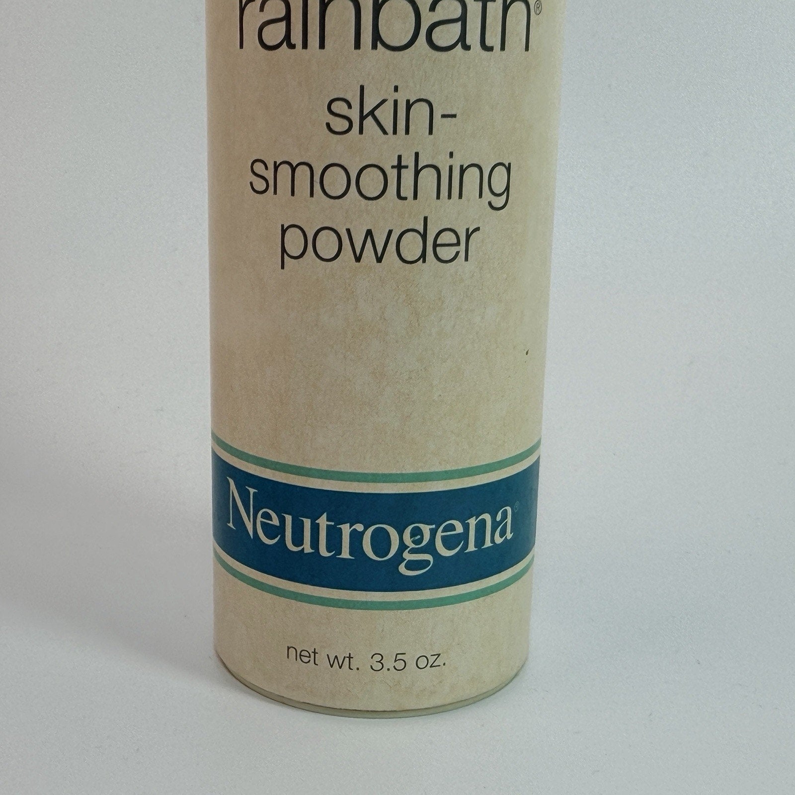 Vintage Neutrogena Rainbath Skin Smoothing Powder 3.5 oz 1990s FULL