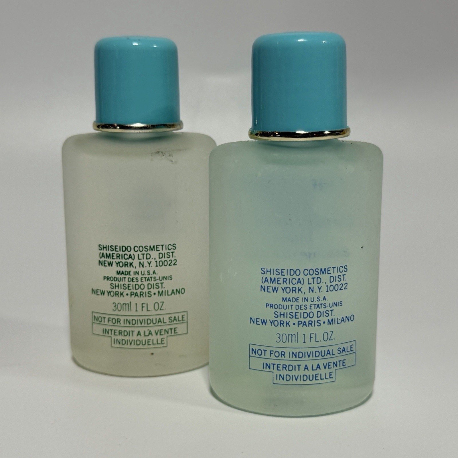 Set 2 Shiseido Facial Softening & Astringent Lotion 1.oz Travel Sample NEW