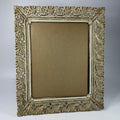 Vintage Gold White Ornate Filigree Metal Photo Frame 8x10" Easel Hollywood