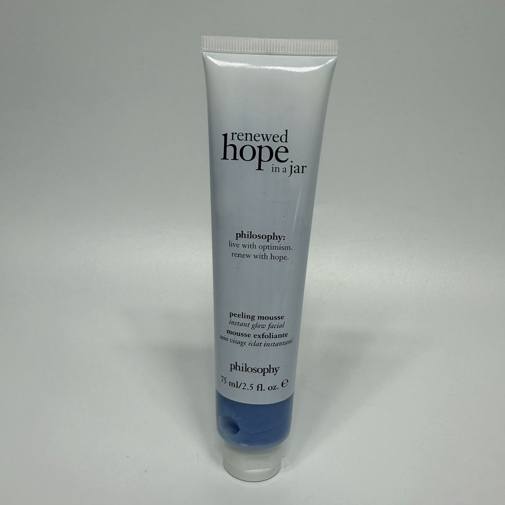 Philosophy Renewed Hope In A Jar Peeling Mousse Instant Glow Facial 2.5 oz NEW