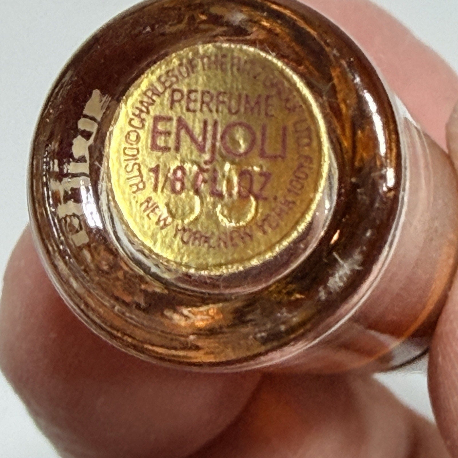 Charles of the Ritz Enjoli Mini Perfume 1/8 oz Splash Travel Sample