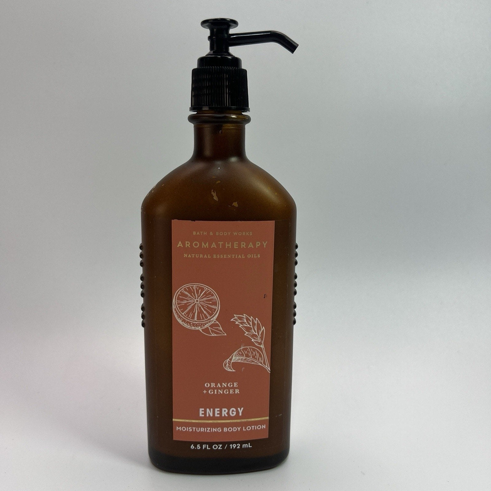 Bath & Body Works Aromatherapy Energy Orange Ginger Lotion 6.5 oz Discontinued