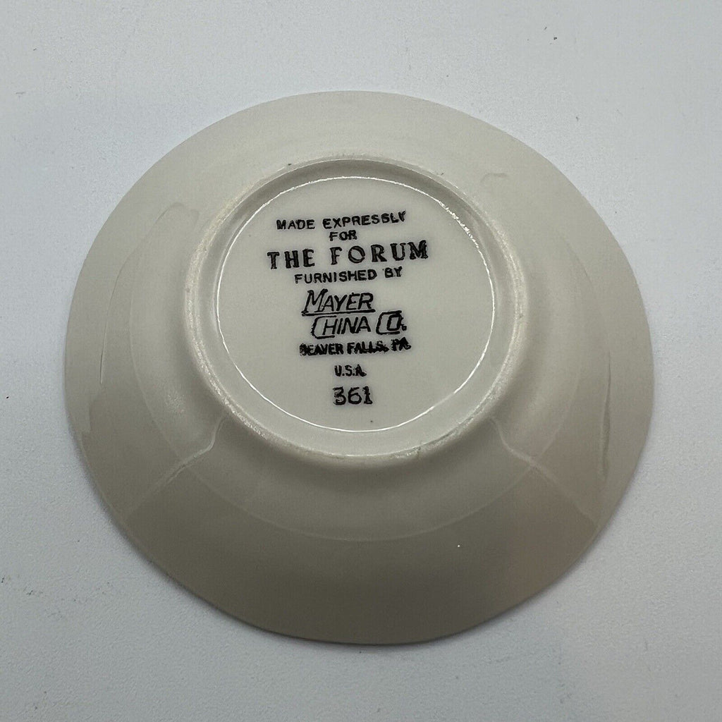 Vtg The Forum Of Twelve Caesars NYC Restaurant Ashtray Trinket Butter Pat Mayer