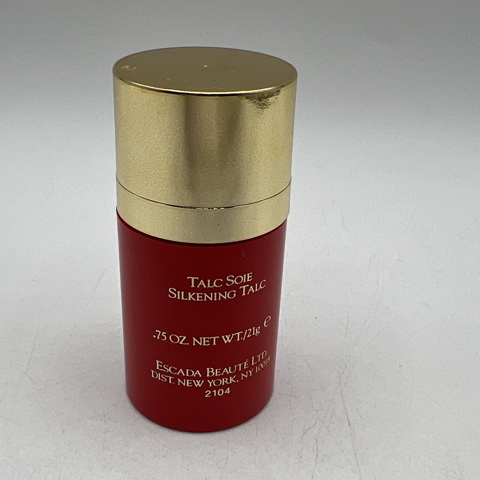 Escada Classic Silkening Talc Vintage Margaretha Ley Powder 0.75 oz Travel 90%