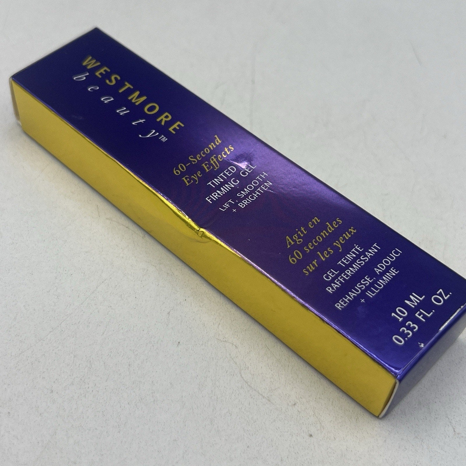 Westmore Beauty 60 Second Eye Effects Tinted Firming Gel Lift .33oz SEALED