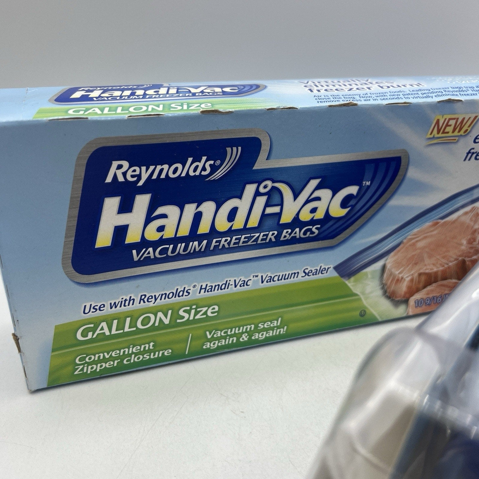 Reynolds Handi-Vac Vacuum 9 Gallon Size Freezer Bags NEW Discontinued