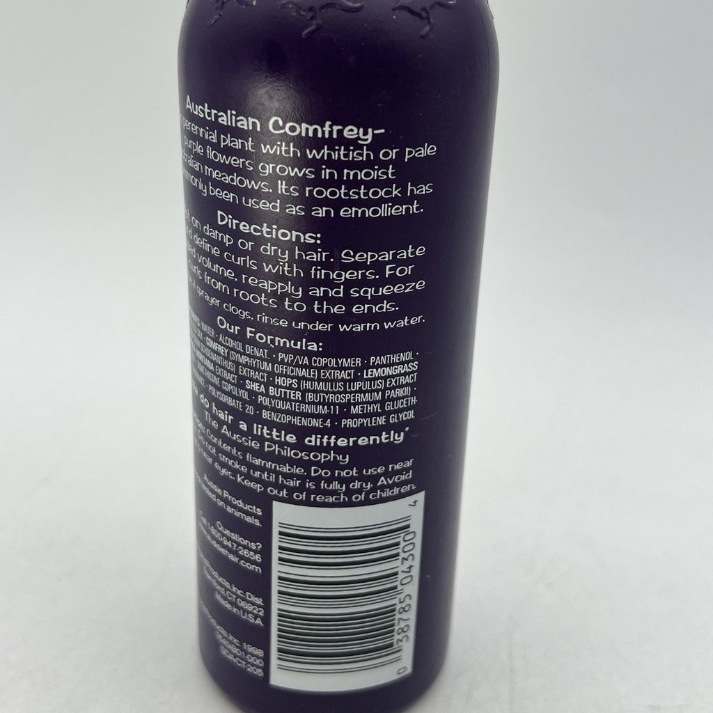 Vtg 1990s Aussie Smoothly Curls & Curves LIGHT HOLD Spray GRAPE 8 oz 80% FULL