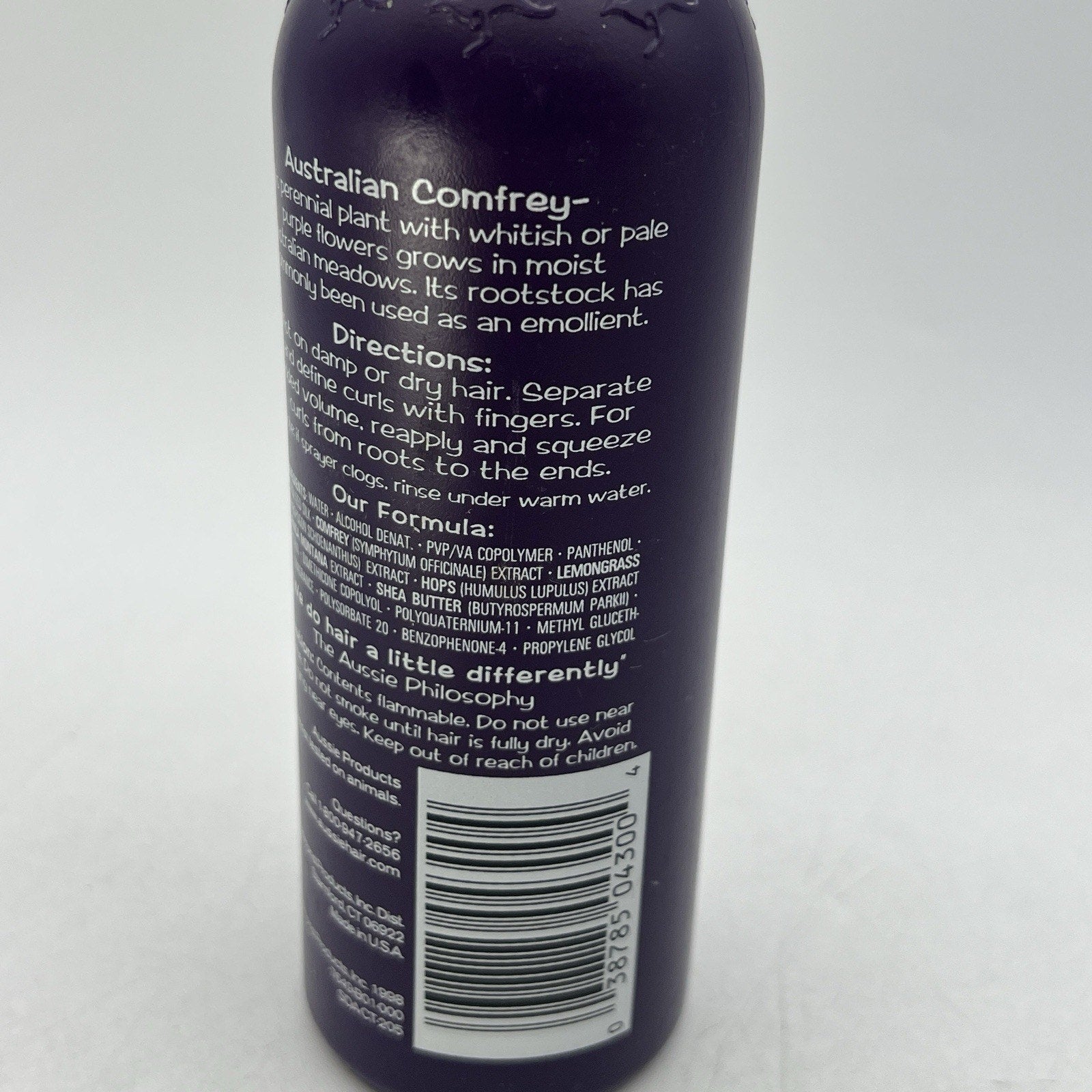 Vtg 1990s Aussie Smoothly Curls & Curves LIGHT HOLD Spray GRAPE 8 oz 80% FULL