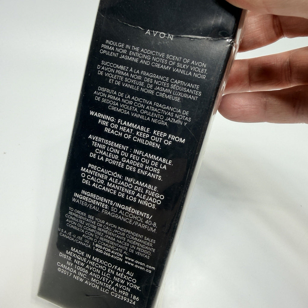 Avon PRIMA NOIR Eau de Parfum Spray Perfume 1.7 fl oz Discontinued NEW