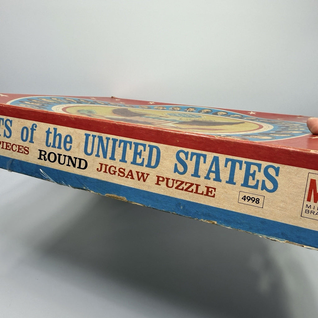 Vintage Presidents of United States Round 1969 1000 Pc Puzzle America 250 AS IS