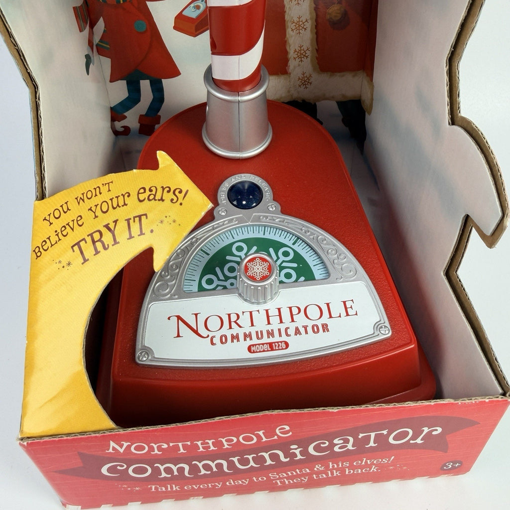 Hallmark North Pole Communicator Microphone Talk Santa & Elves 1226