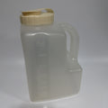 Vtg Rubbermaid Servin Saver 1 Gallon 4 Qt Jug Pitcher Flip Top Almond Lid 0231