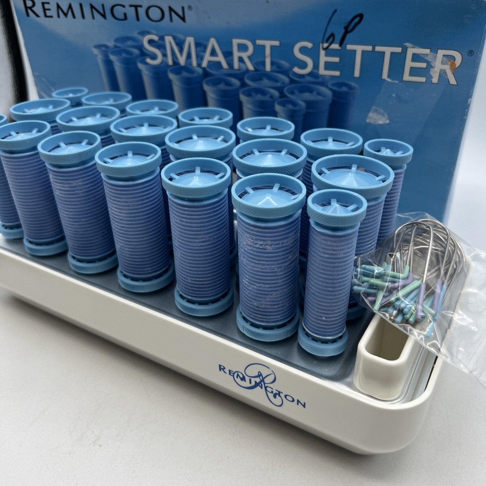 Vintage Remington Smart Setter Hot Rollers 20pc Pageant Curlers 18 Clips H1046