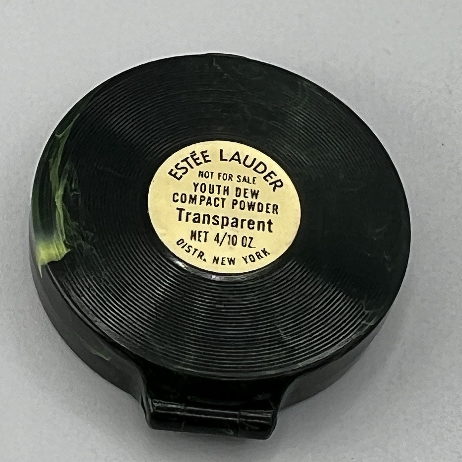 NEW Vintage Estee Lauder Youth Dew Compact Powder Transparent 4/10 oz
