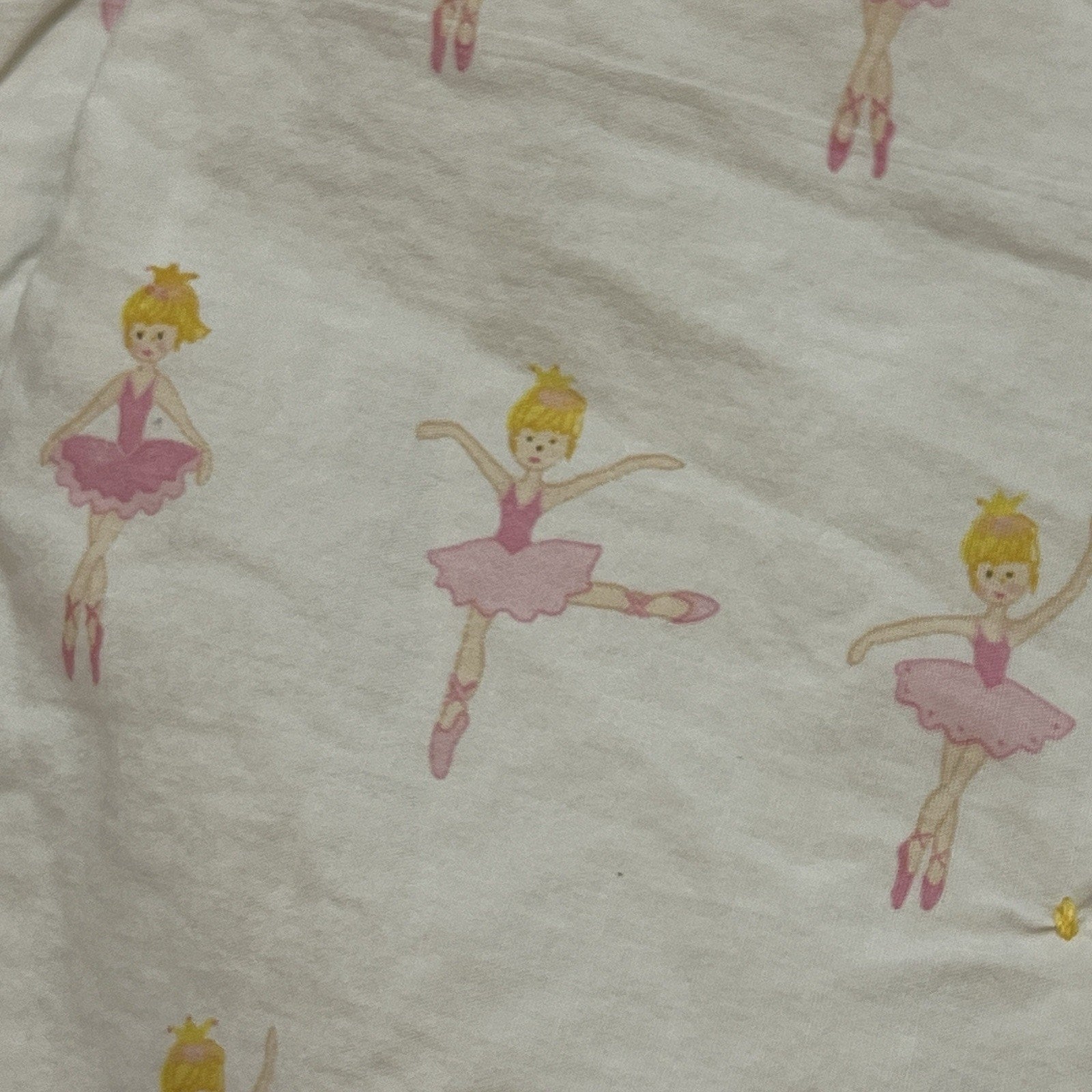 Vtg Homemade Infant Baby Quilt Crib Blanket Animals Yellow Pink Gingham 32x42