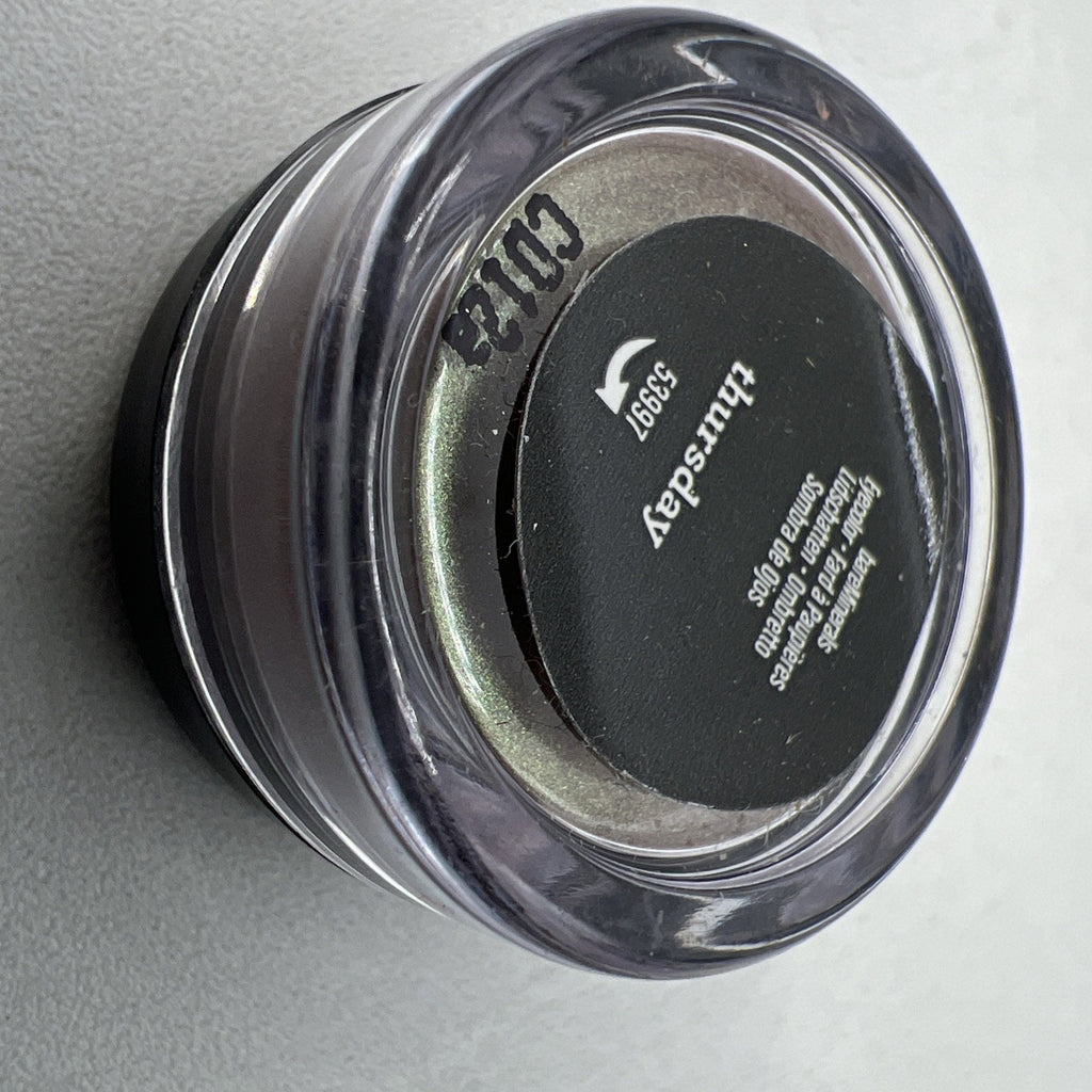 bareMinerals EyeColor Shadow THURSDAY Green Shimmer .01 oz .28 g NEW