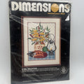 Vtg Dimensions Fall Collection 11x14 Cross Stitch Kit 3568 Duck Grannycore NEW
