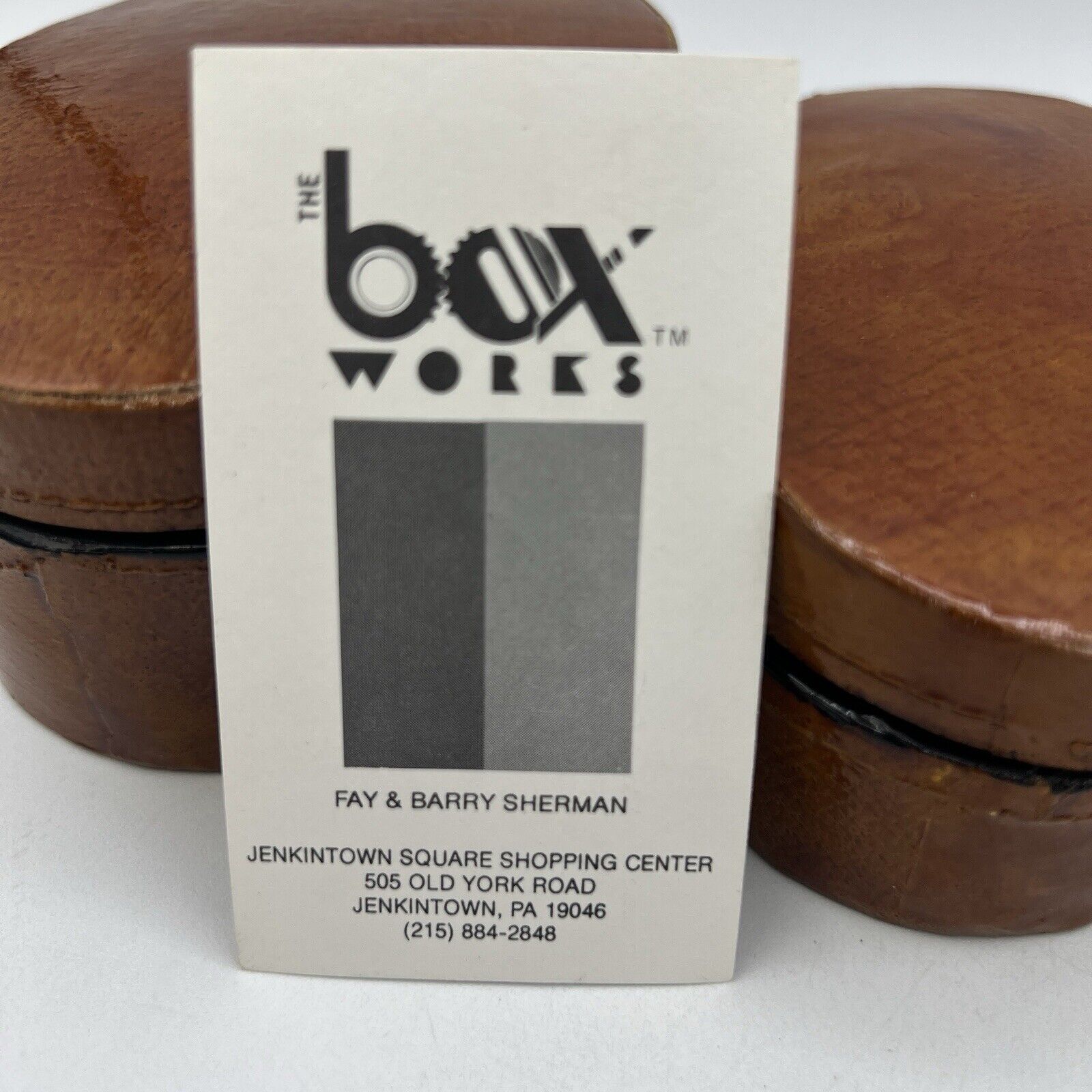 Set 3 Brown Oval Lacquer Nesting Trinket Boxes 5.25" Box Works Handmade