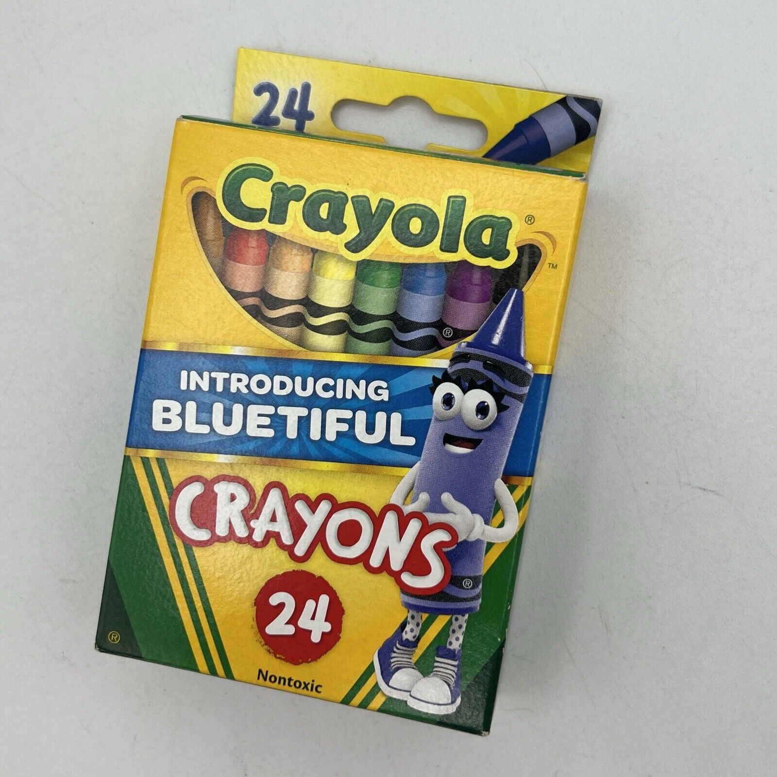 2017 Introducing Bluetiful Crayola Crayons 24 Pack RARE New Color USA